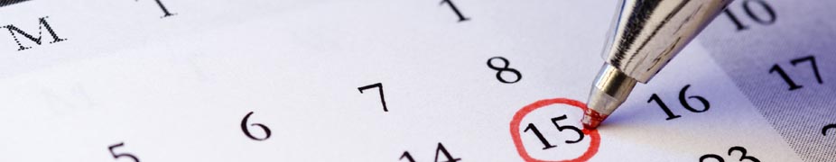 kalender med datom�rke